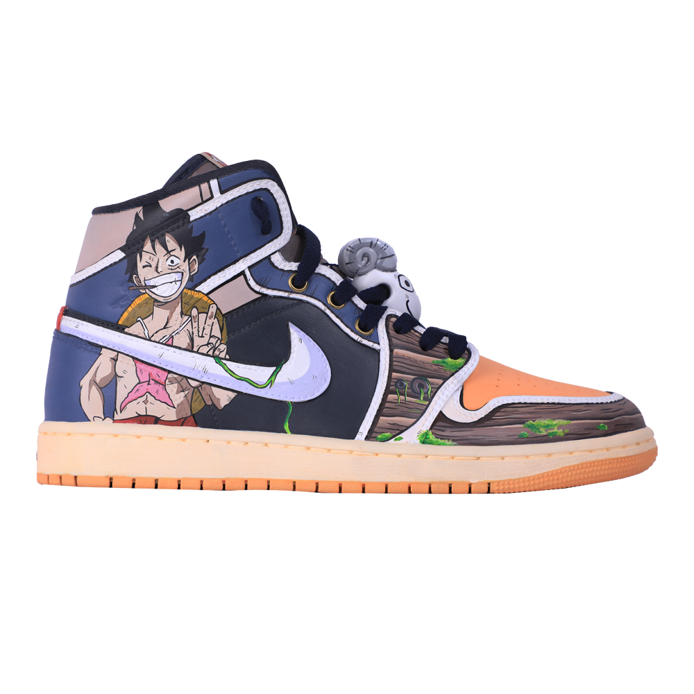 Jordan Luffy KKix Custom Sneakers