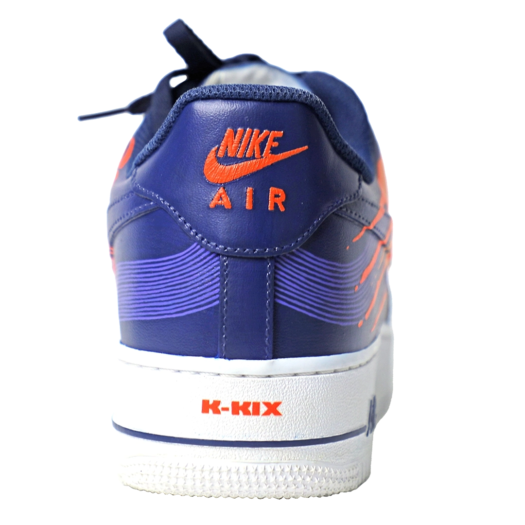 Rear view of the custom kkix sneaker