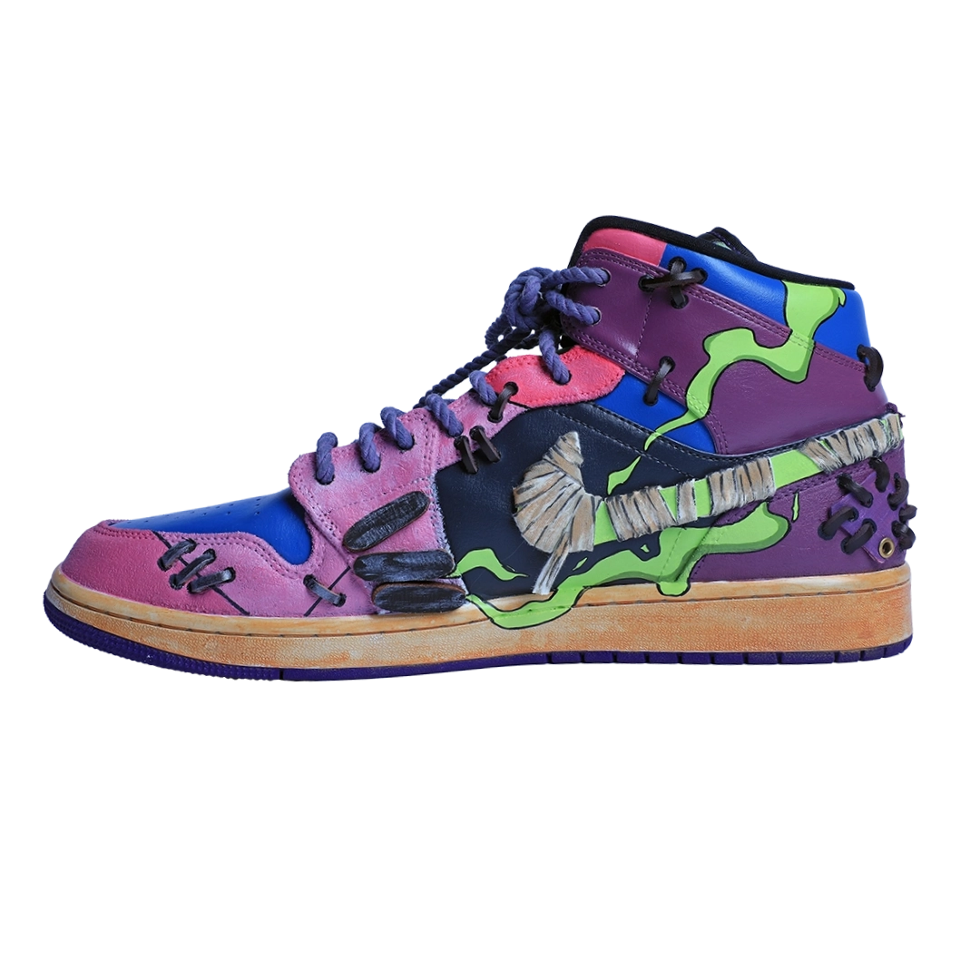 Custom Jordan Frankenstein KKix Custom Sneakers