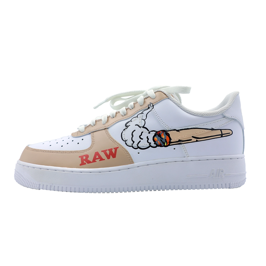 Raw Custom Nike Airforce KKix Custom Sneakers