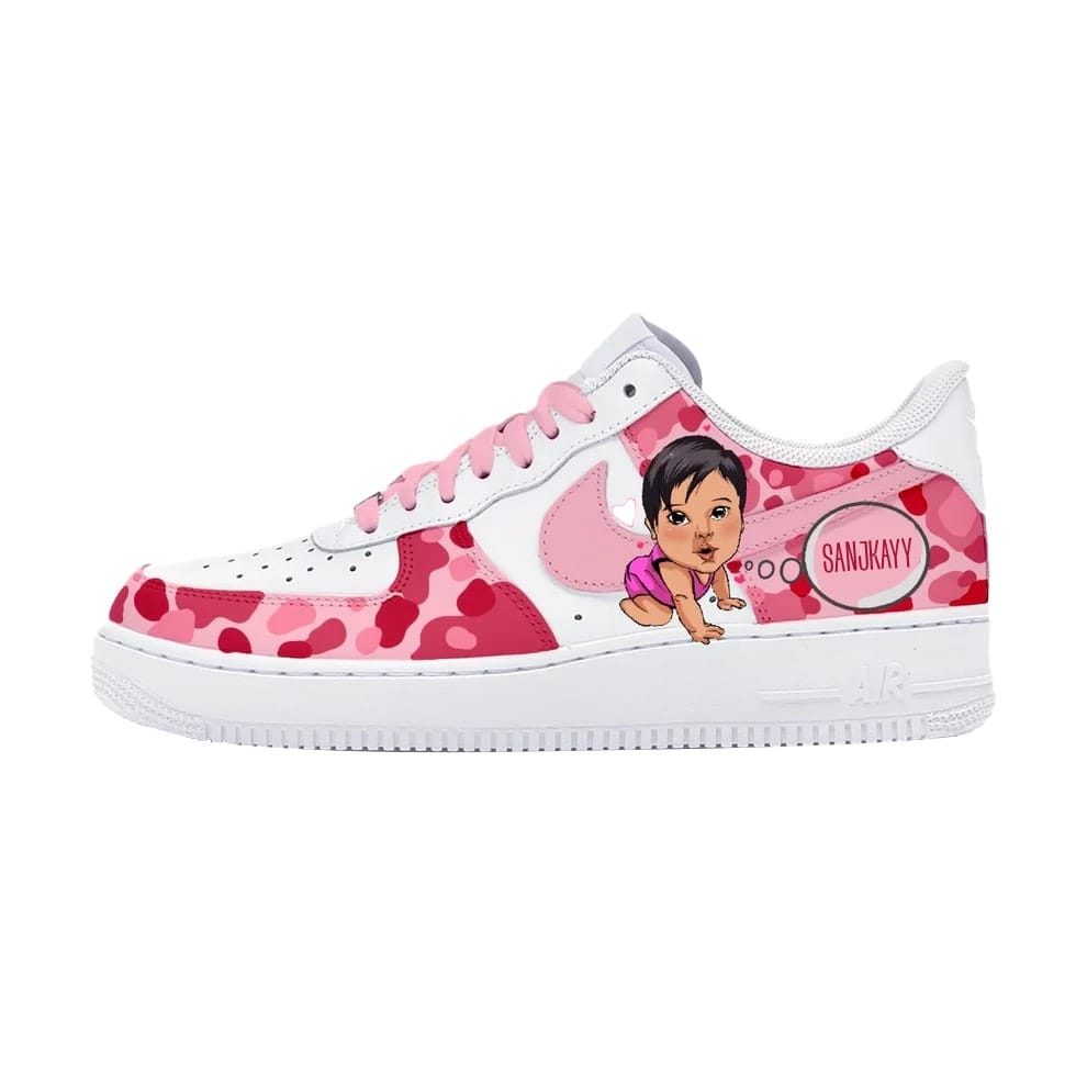 custom af1 pet shoes hand painted art by kkix