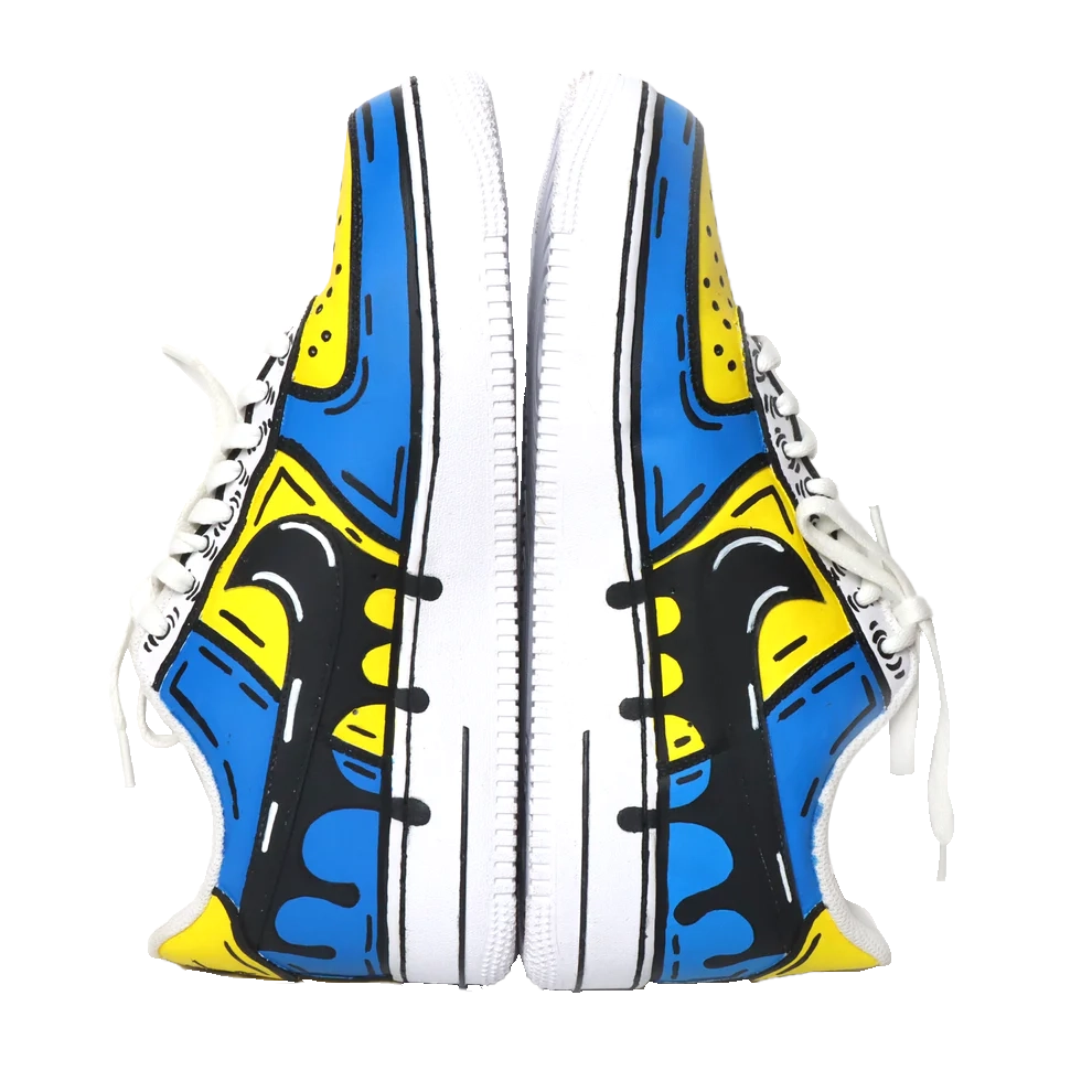 Sneaker is low flat and comfort with unique design