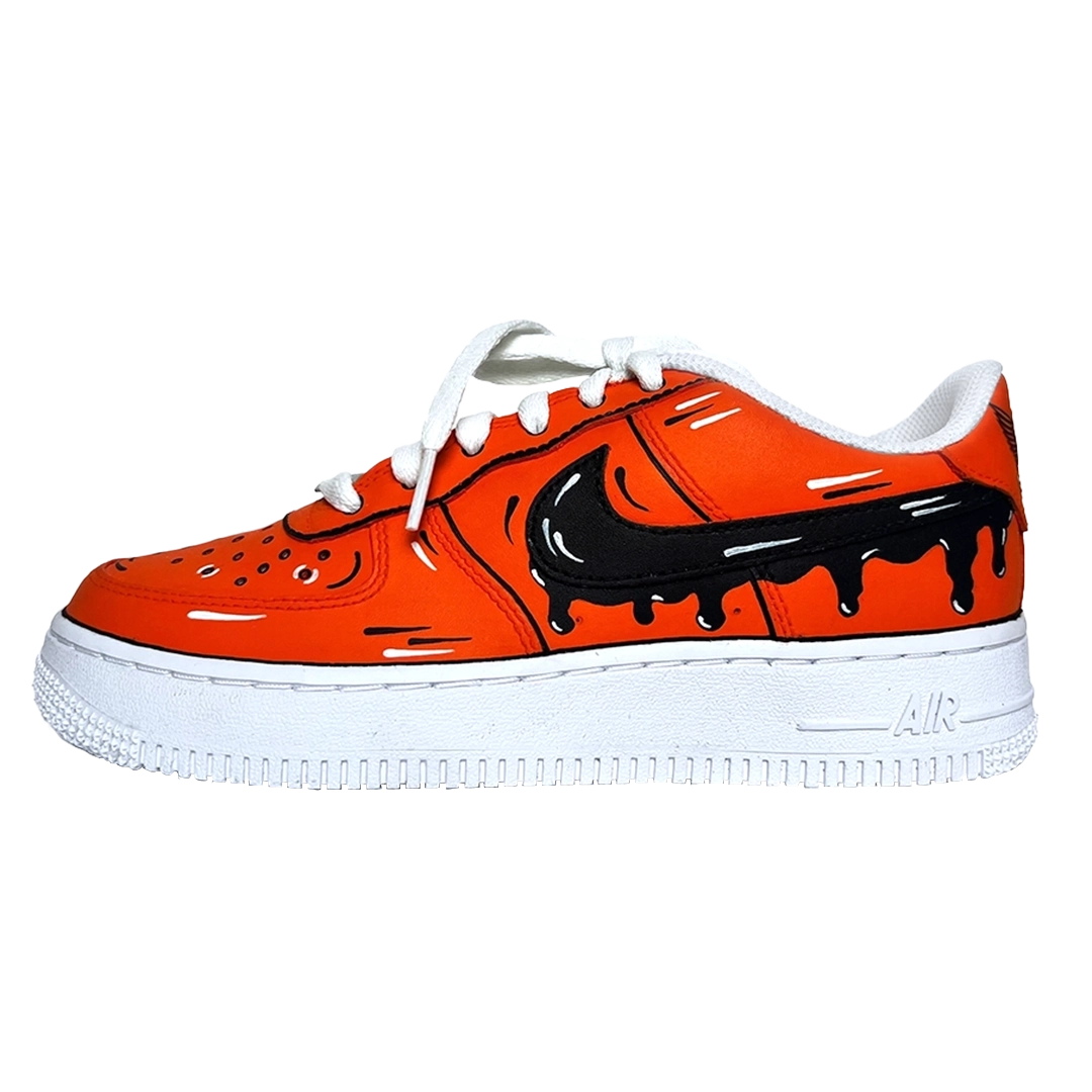 Custom Orange Drip – KKix Custom Sneakers