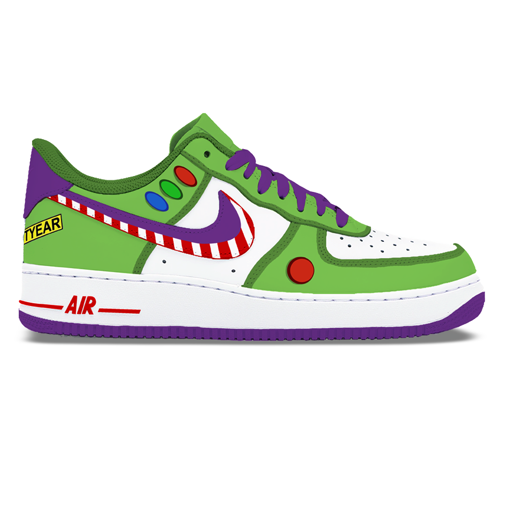 Custom Buzz lightyear Af1 KKix Custom Sneakers