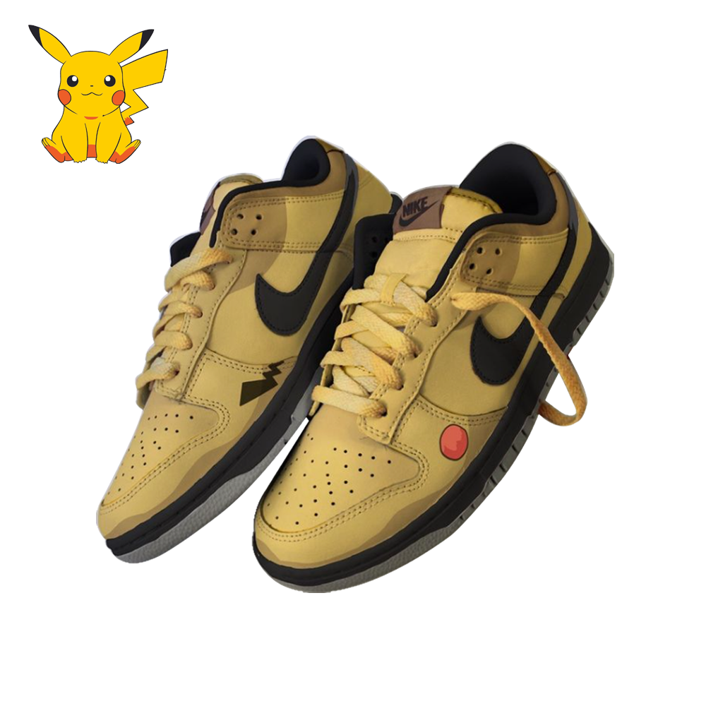 Nike dunks pikachu hot sale