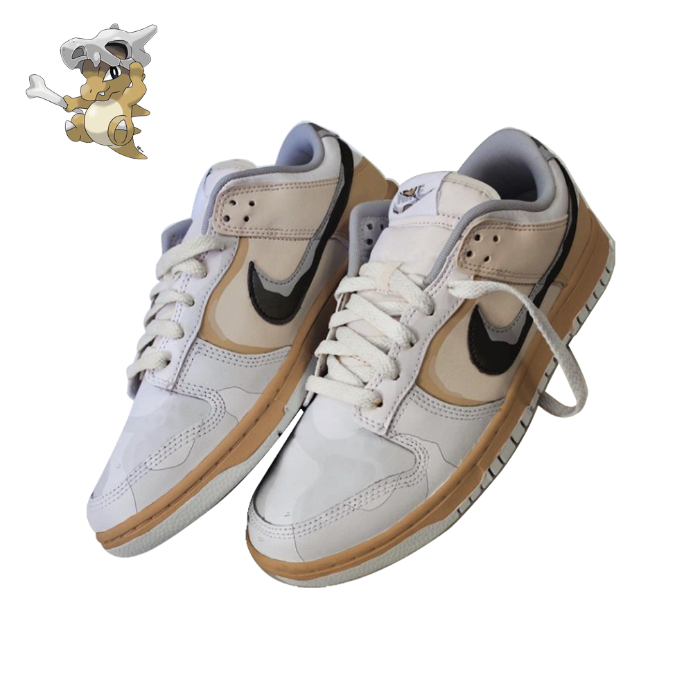 Pokemon Cubone SB Dunk Low – KKix Custom Sneakers - Main Image