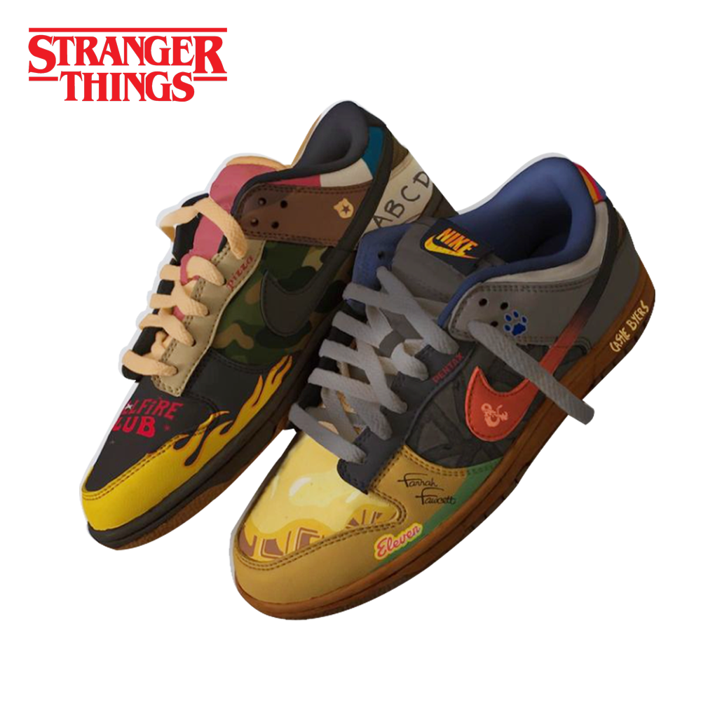 Stranger Things SB Dunk Low KKix Custom Sneakers