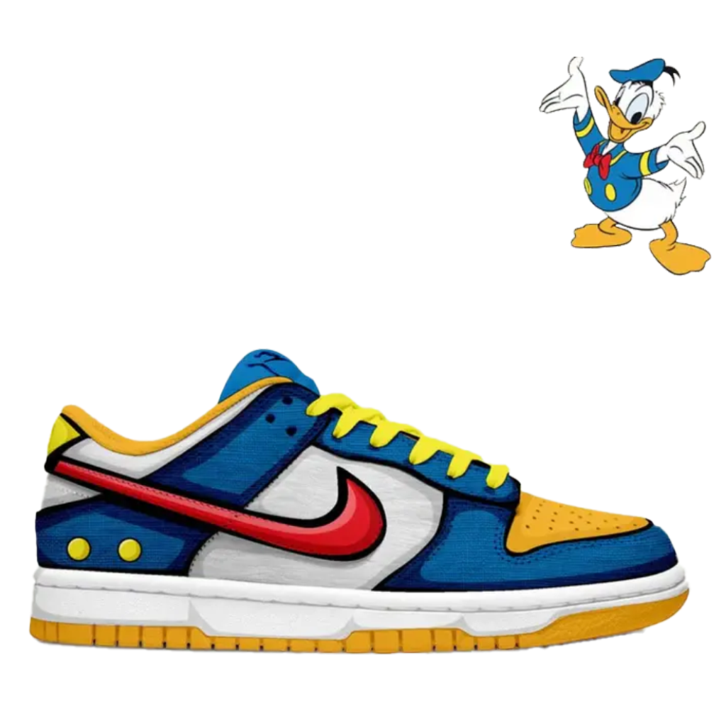 Custom Donald Duck Dunks