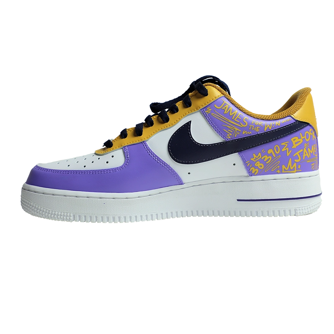 Custom Nike Airforce - LA Lakers