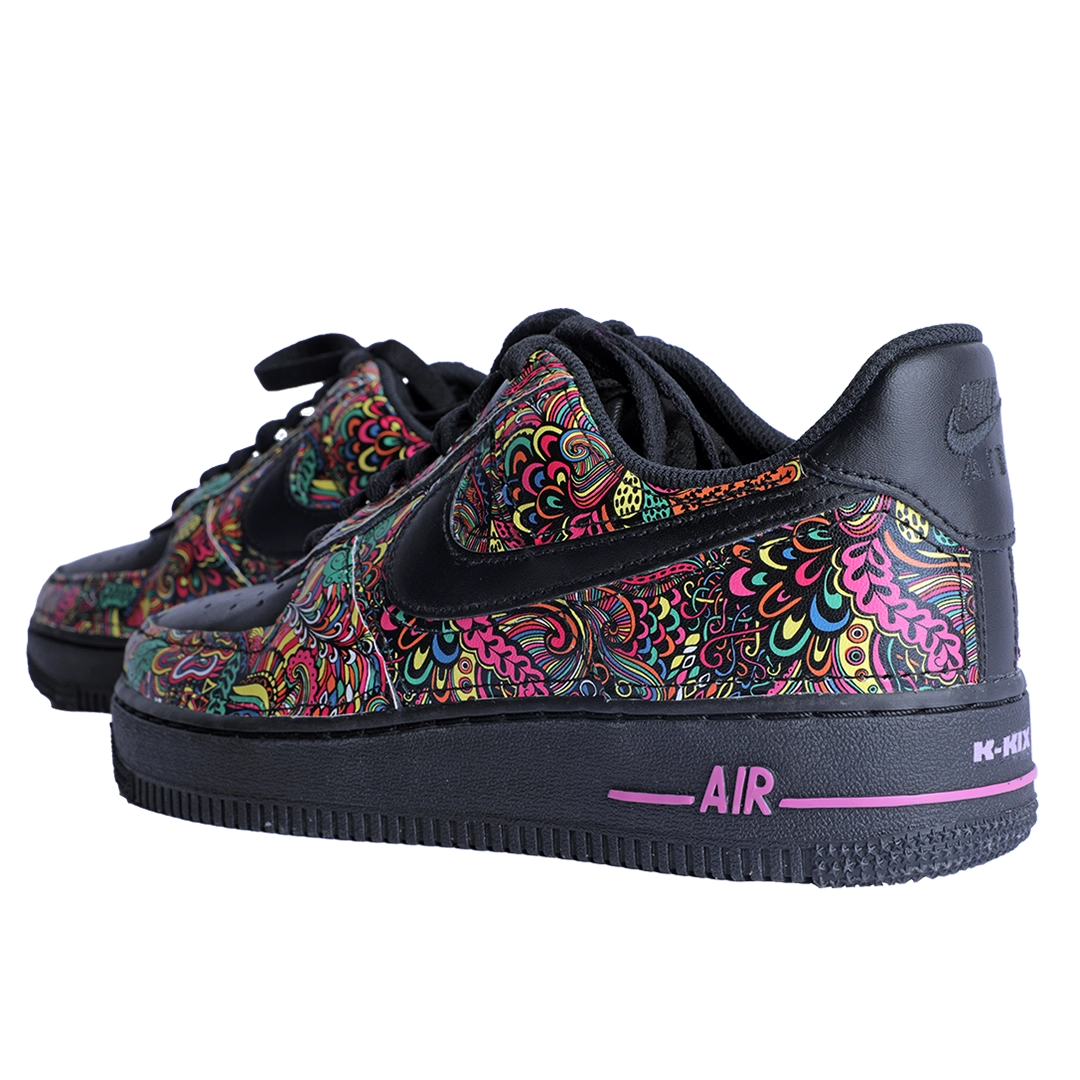 Custom Nike Airforce - Fabric Abstract