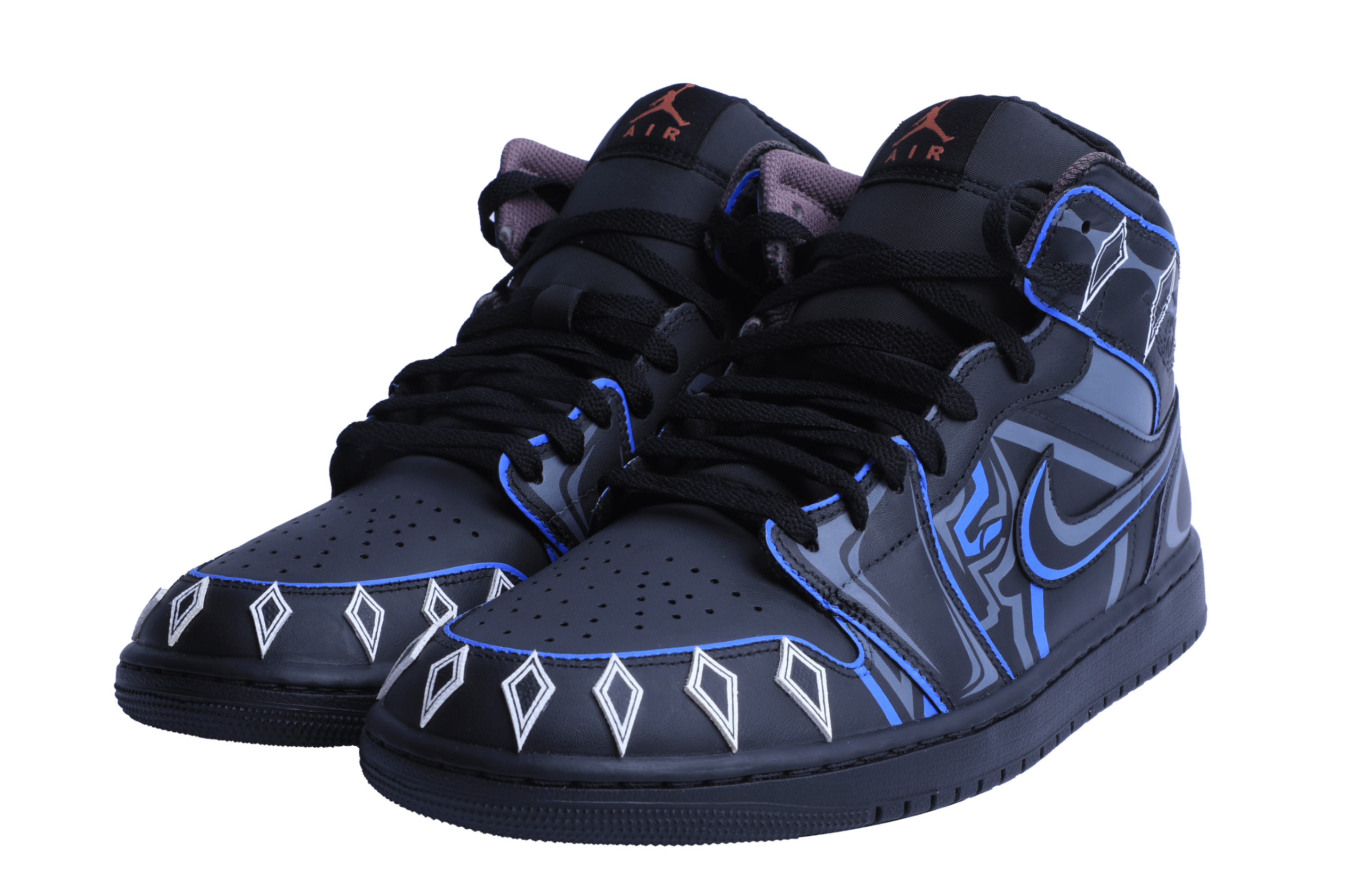 Knight Rider Jordan Custom Black Panther Jordan – KKix Custom Sneakers