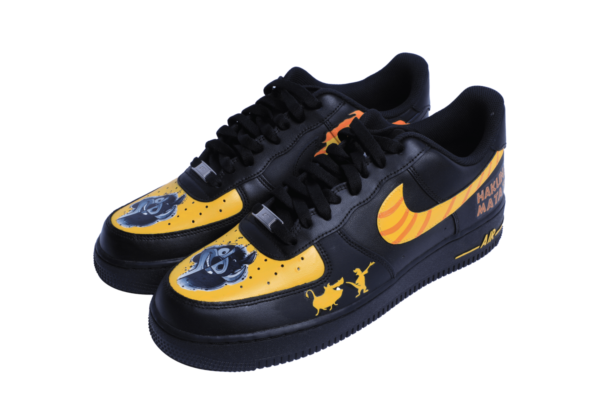 Custom Lion King AF 1s KKix Custom Sneakers