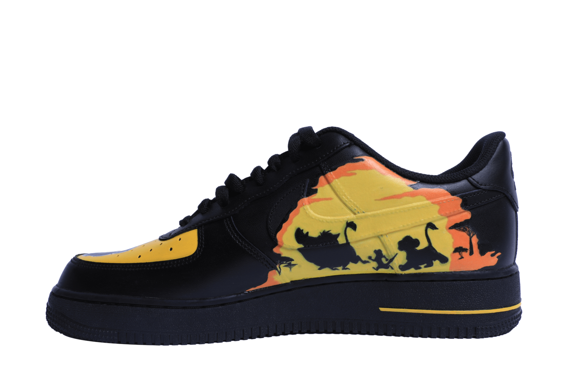 Custom Lion King AF 1s KKix Custom Sneakers