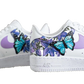 Custom Nike Airforce Lavender Flutter