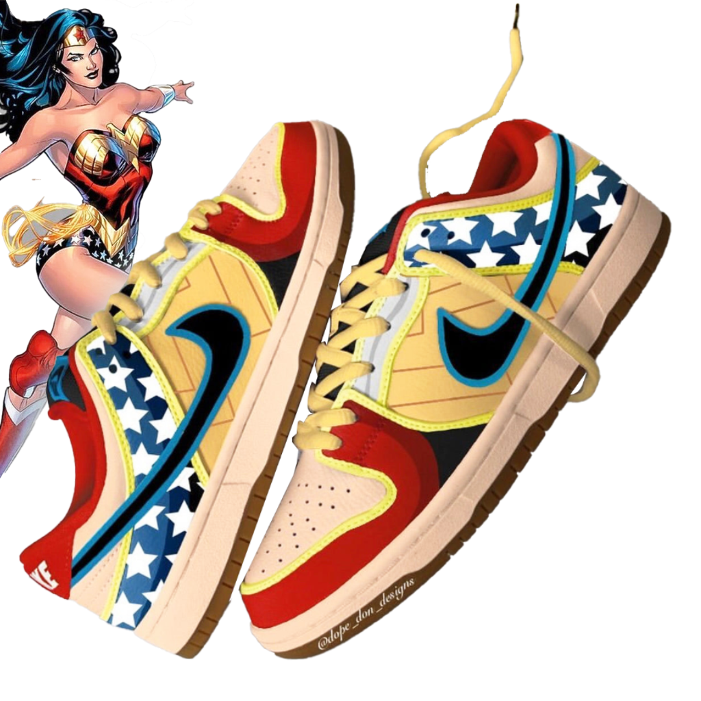 Custom Wonder-woman Dunks