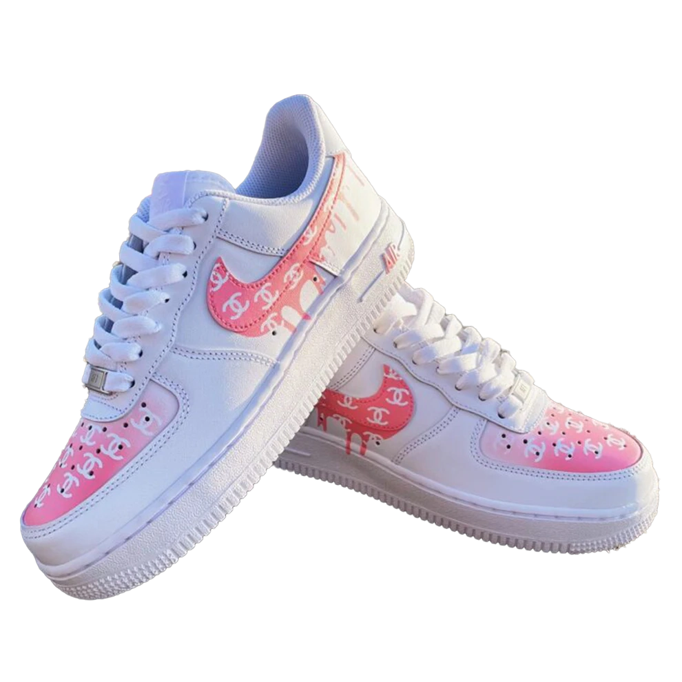 Custom Nike Airforce Chanel Pink