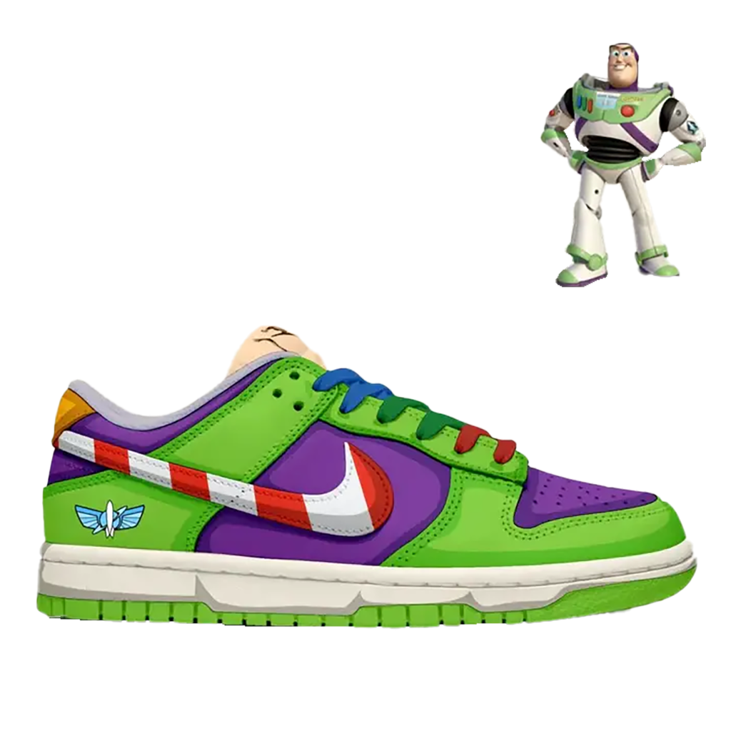 Custom Buzz Lightyear Dunks