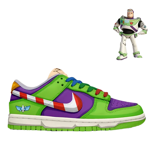 Custom Buzz Lightyear Dunks