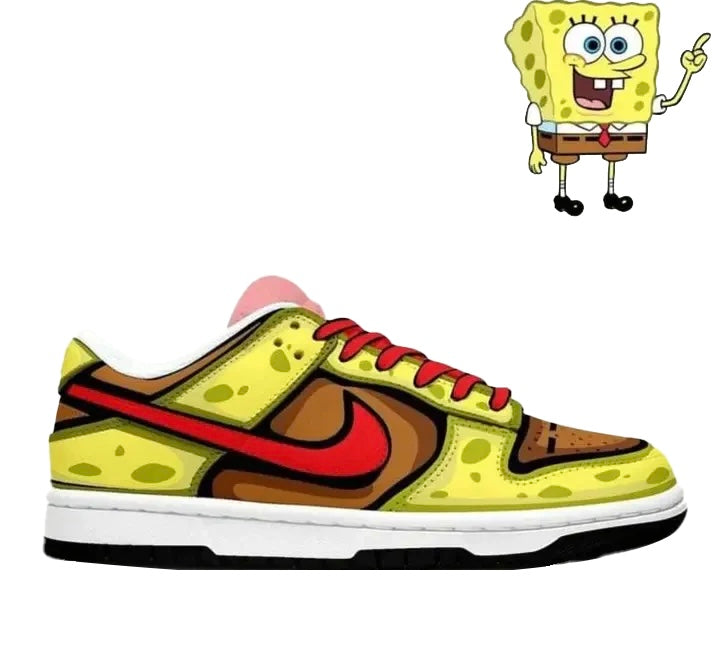 Custom Spongebob Dunks – KKix Custom Sneakers