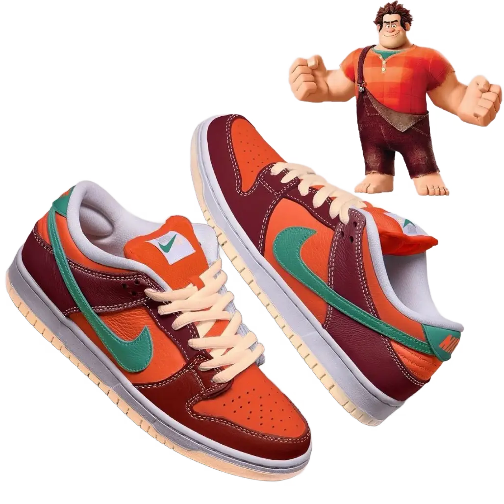 Custom Wreck-it Ralph Dunks