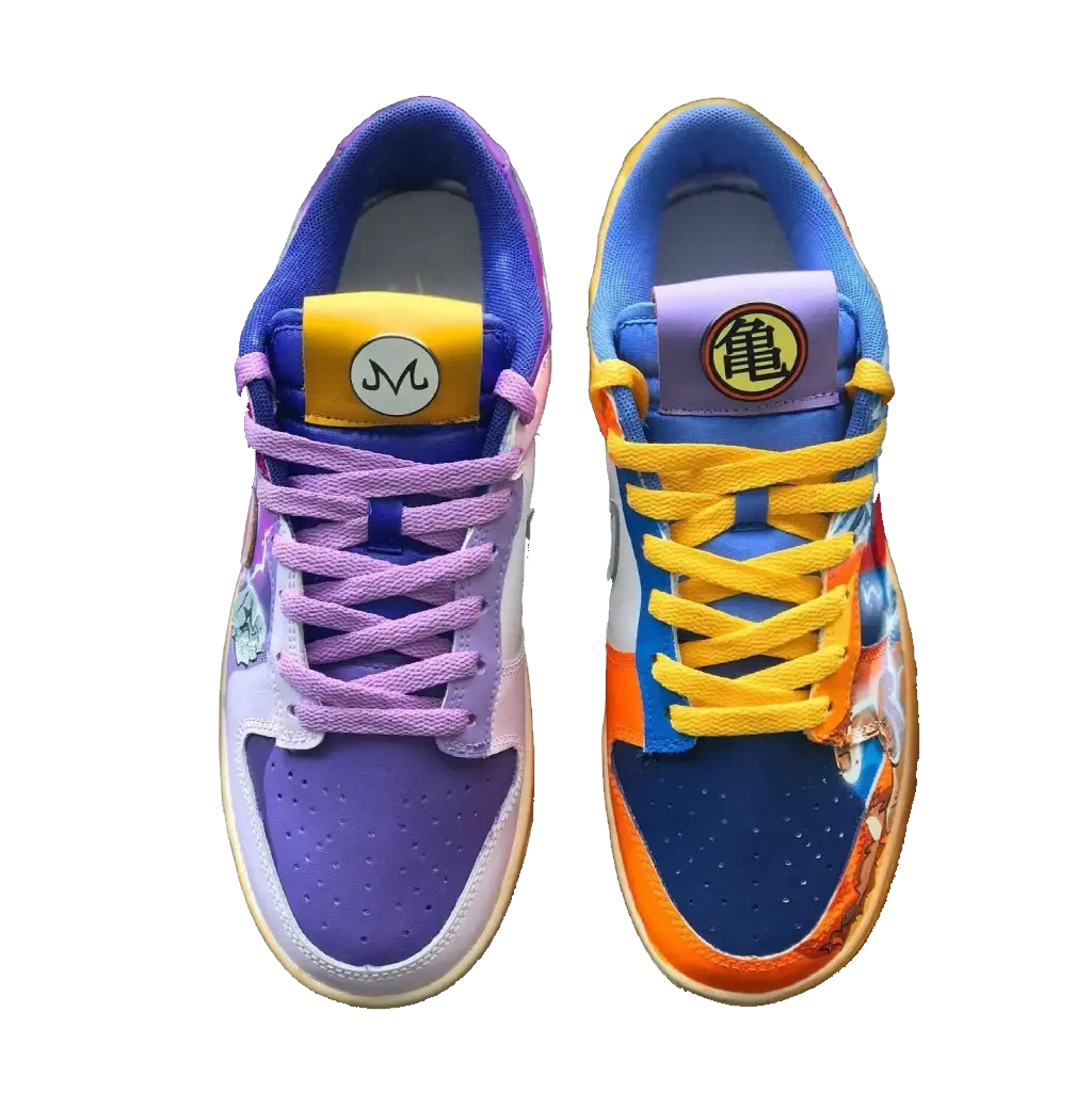 Custom Goku vs Vegeta Dunks