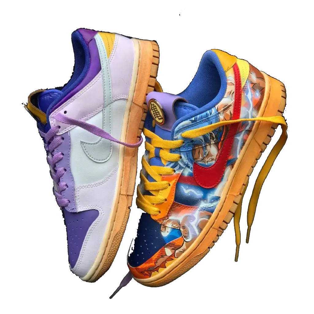 Custom Goku vs Vegeta Dunks