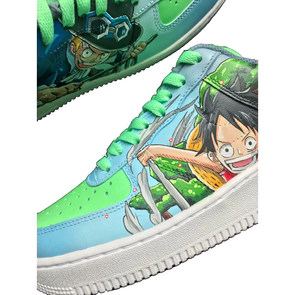 Custom Luffy vs Sabo Airforce 1