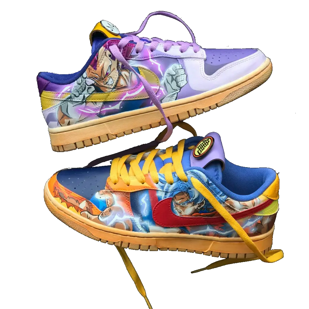 Custom Goku vs Vegeta Dunks