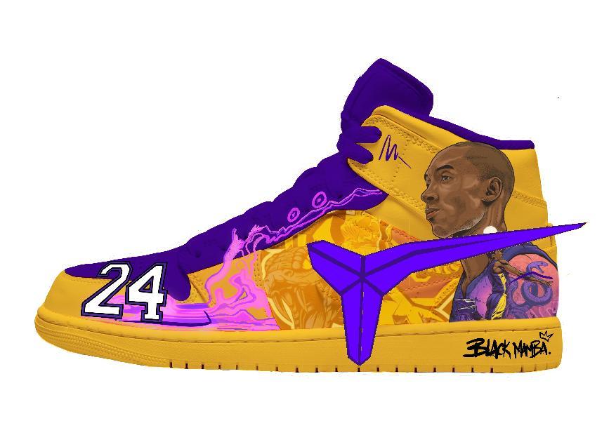 Custom Kobe Bryant Nike Jordan For Harish