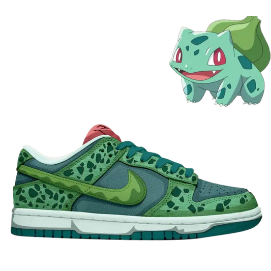 Custom Pokemon Bulbasaur Dunks