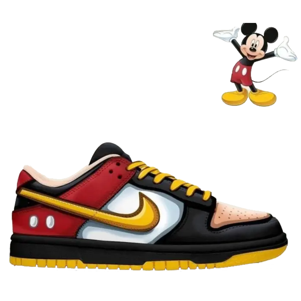 Custom Mickey Mouse Dunks