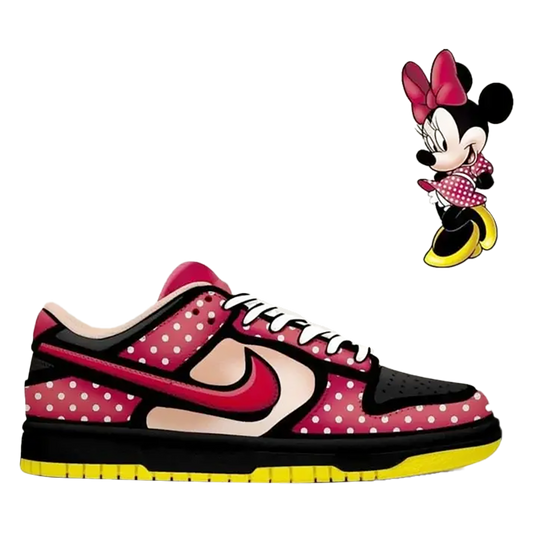 Custom Minnie Mouse Dunks