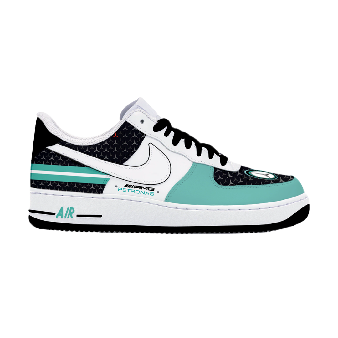 Custom Nike Airforce Hamilton Mercedes F1