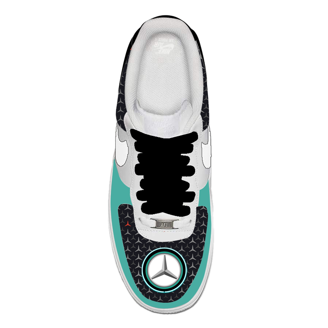 Custom Nike Airforce Hamilton Mercedes F1