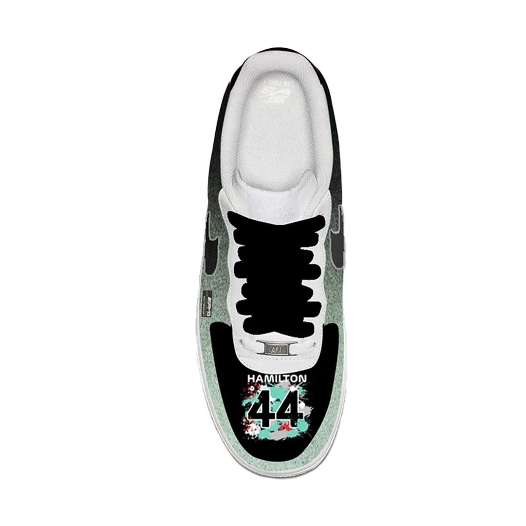 Custom Nike Airforce Lewis Hamilton Mercedes F1