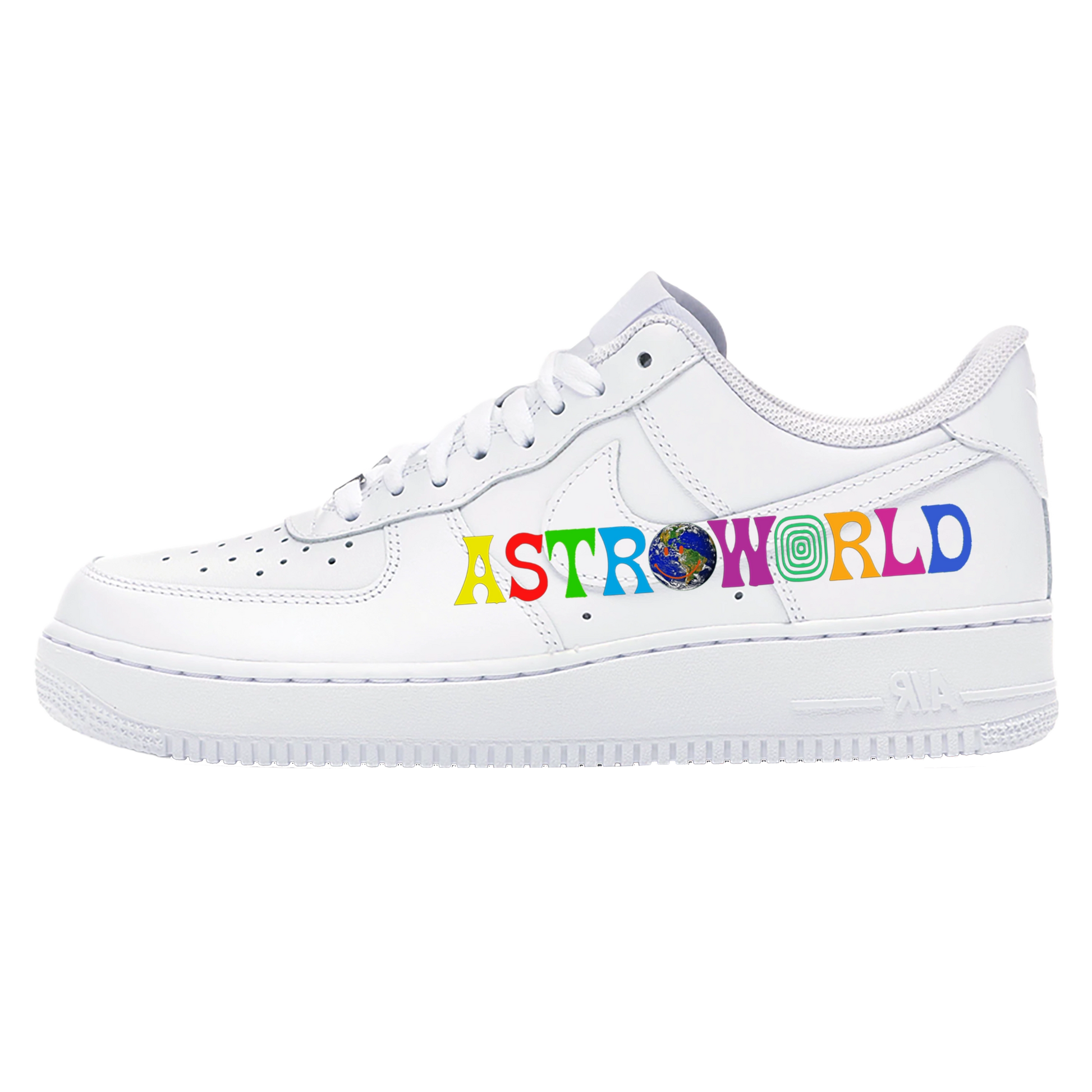 Custom astroworld shoes on sale