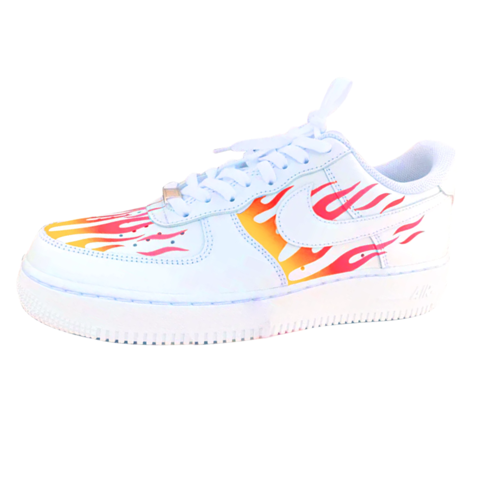 Custom Nike Airforce 1's Pyro Kicks