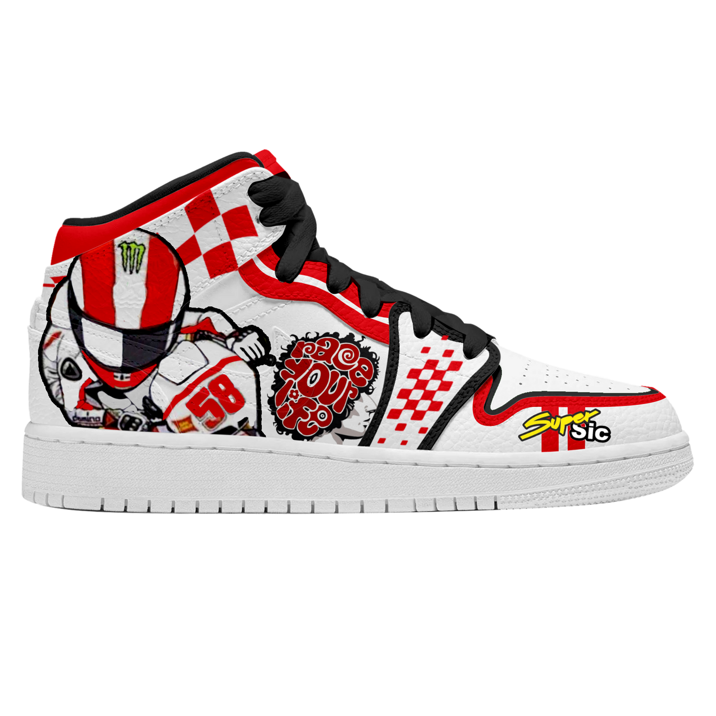 Custom Super Sic Jordan Mid