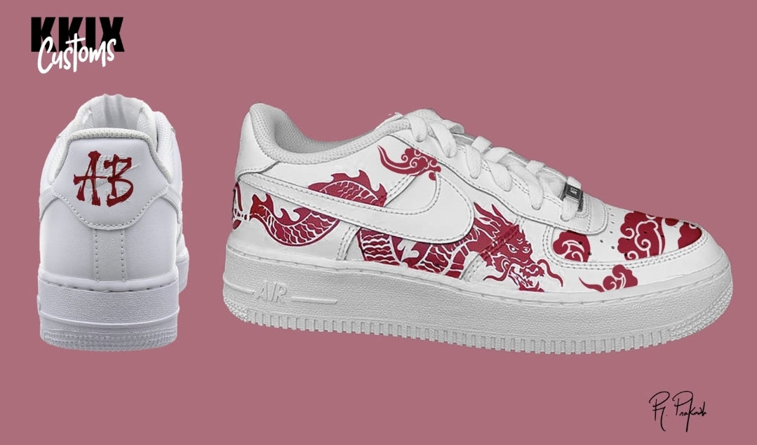 Custom Dragon Nike Airforce 1