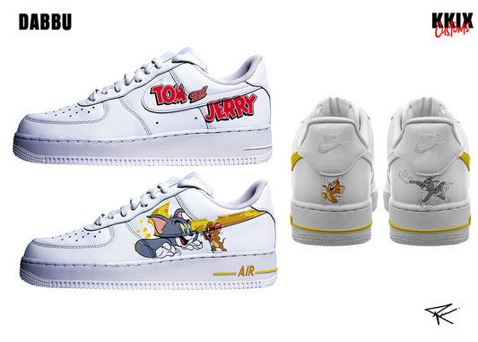 Custom Tom and Jerry Nike Airforce 1