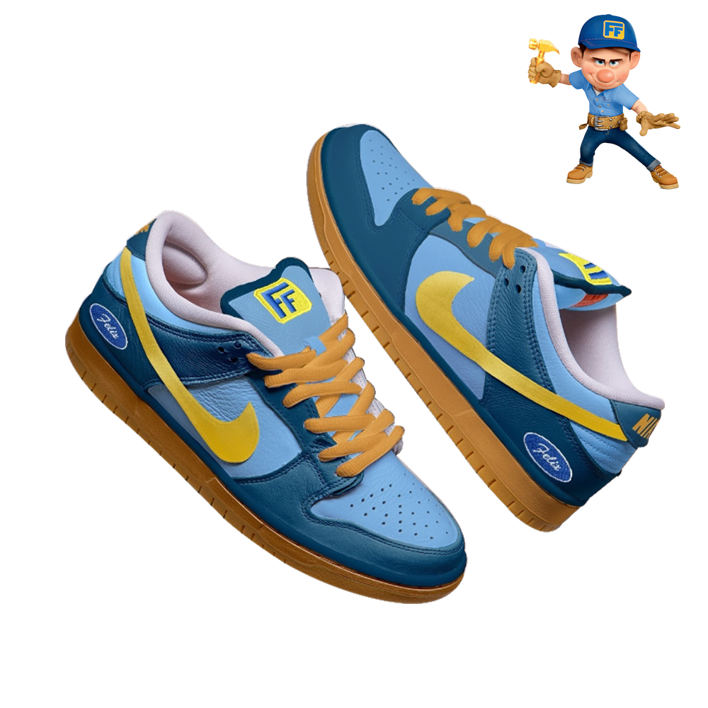 Fix it Felix from Wreck it Ralph - SB Dunk Low