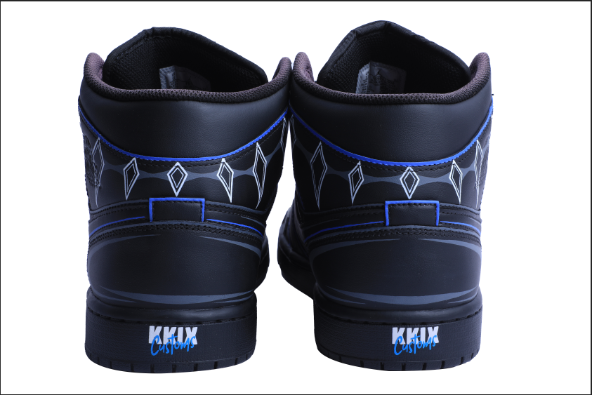 Custom Black Panther Jordan KKix Custom Sneakers