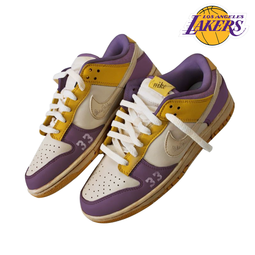 Lakers - SB Dunk Low â KKix Custom Sneakers