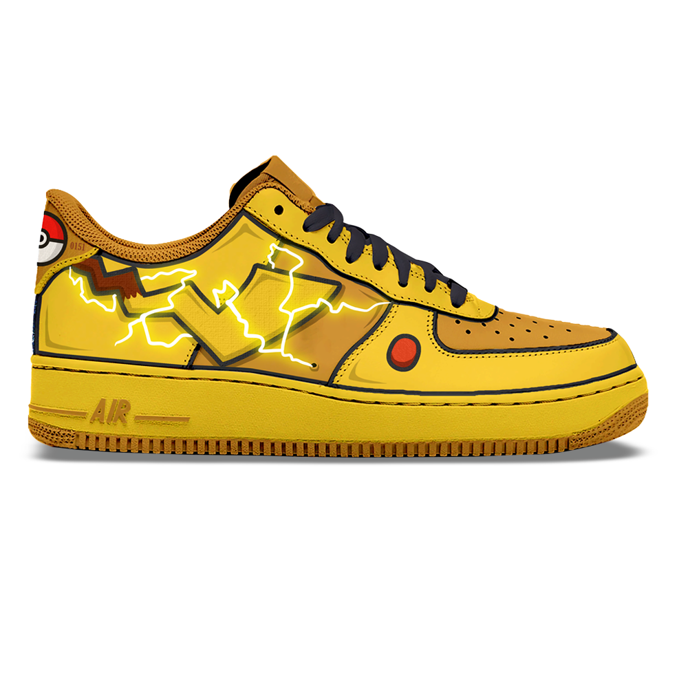 Custom Pikachu Af1 – KKix Custom Sneakers