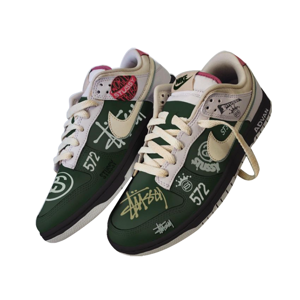 Stussy - SB Dunk Low – KKix Custom Sneakers